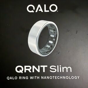 Brand new Qalo QRNT  Slim Silver Ring
